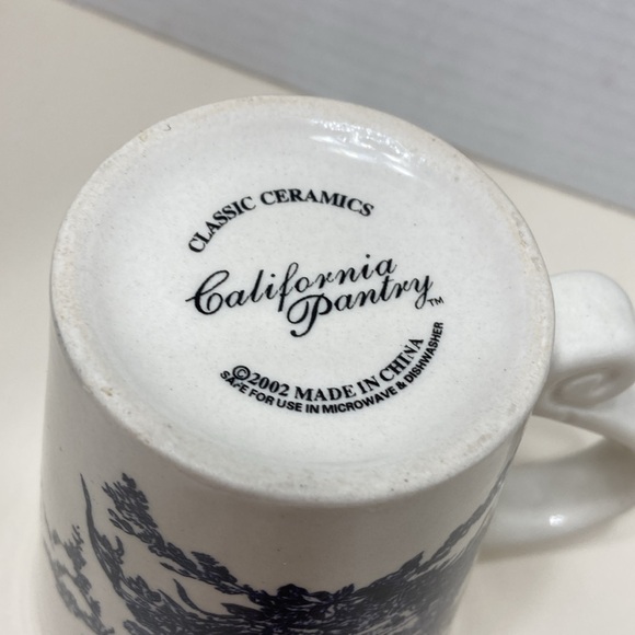 California Pantry Farmhouse Hen Rooster Design Mug Cup 2002 Vtg Classic Ceramic - Picture 9 of 10